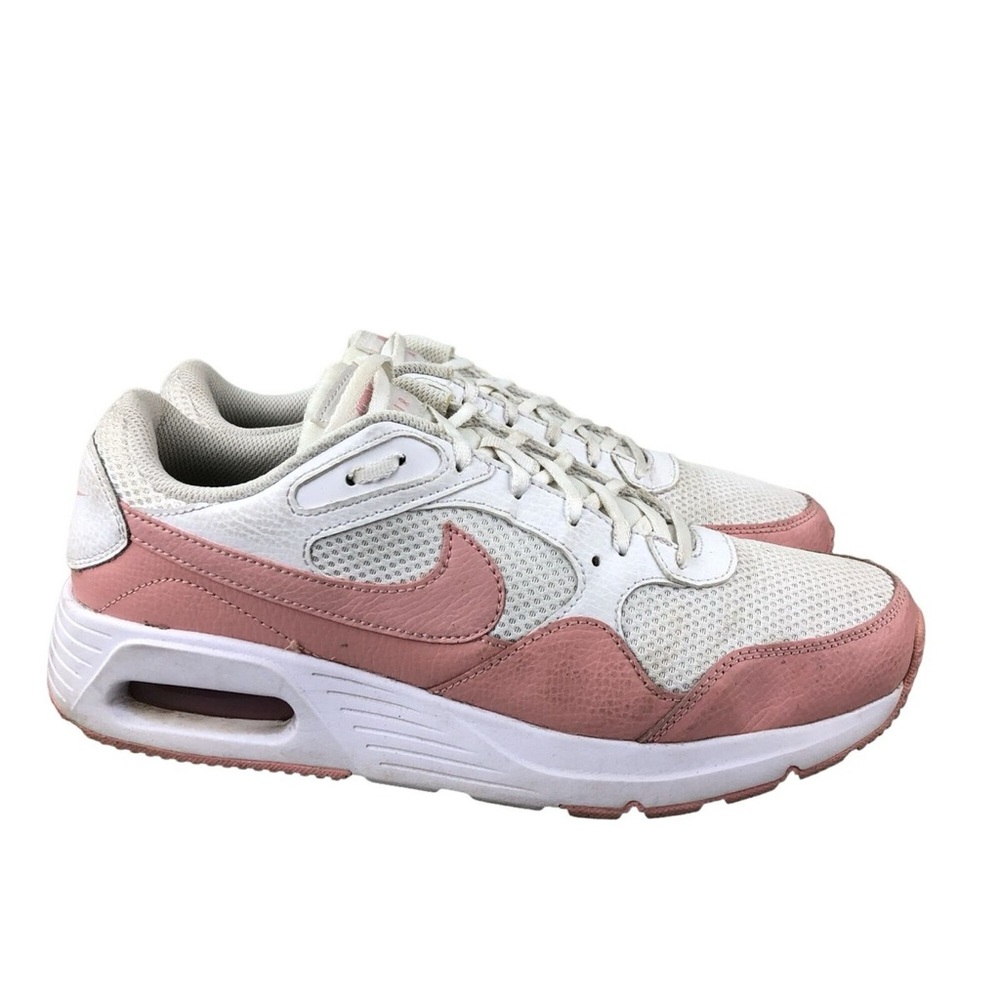Nike Women's Pink and White Sneakers
